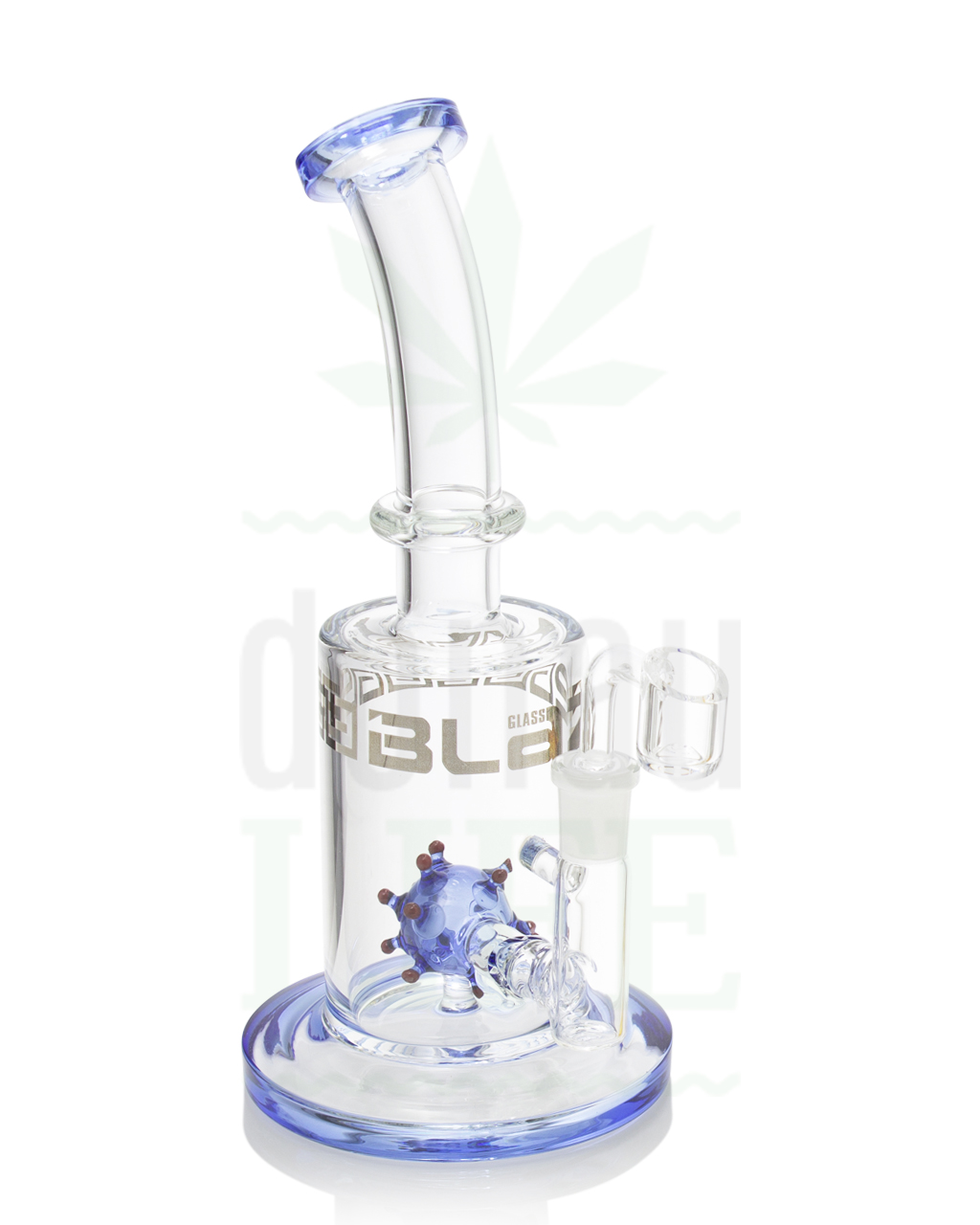 BLAZE GLASS Dab-bubbler 'Virus' | 24 cm