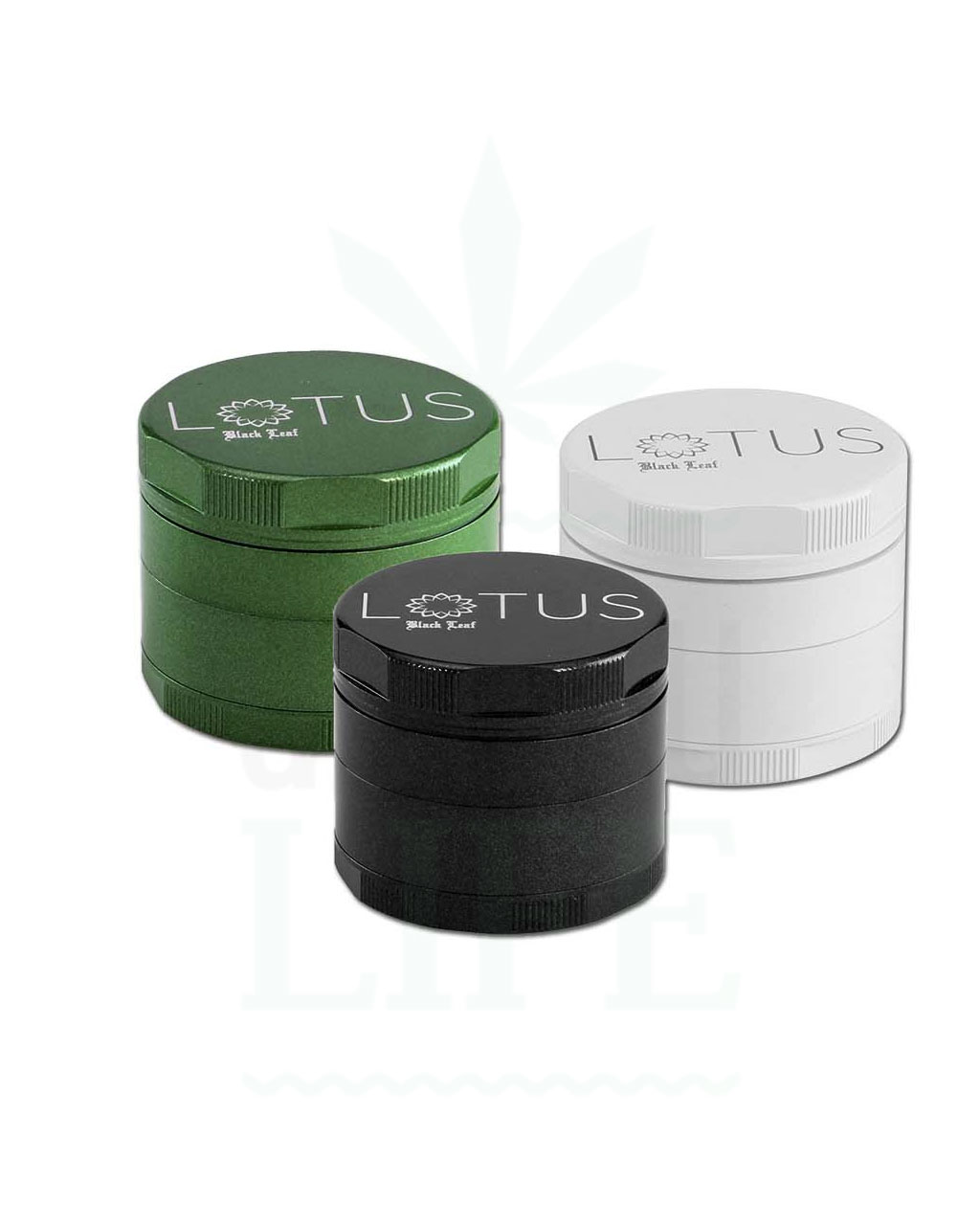 BLACK LEAF Lotus Grinder 4-teilig | Ø 55/63 mm