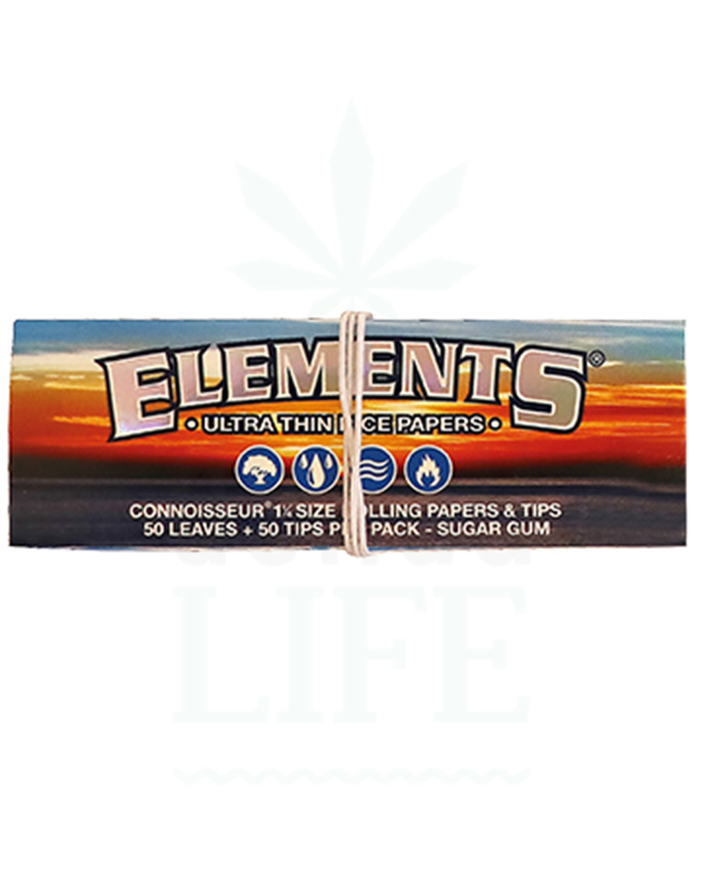 ELEMENTS 1 1/4 Papers + Tips | 50 Blatt