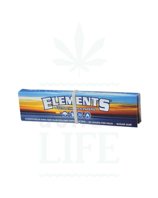 ELEMENTS 'Ultra thin rice' Paper KSS+Tips | 33 Blatt