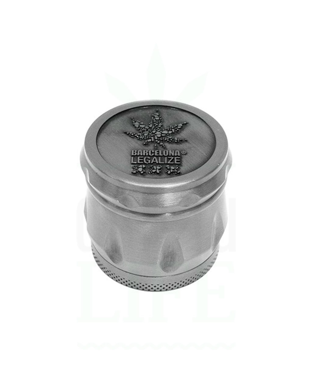 Aluminium Grinder 'Barcelona legalize' 4-teilig | Ø 40 mm