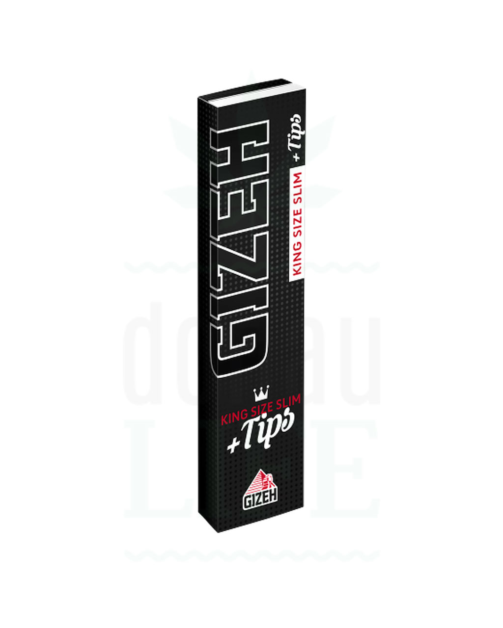 GIZEH 'Black' KSS Papers slim | 34 Blatt + 34 Tips