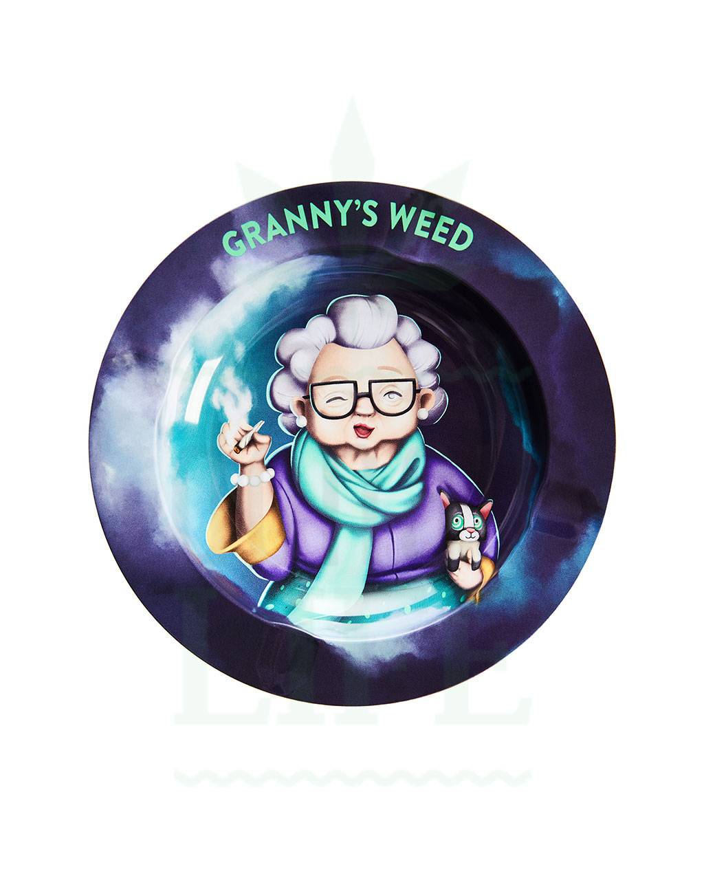 GRANNY´S WEED Aschenbecher | 'In granny we trust'