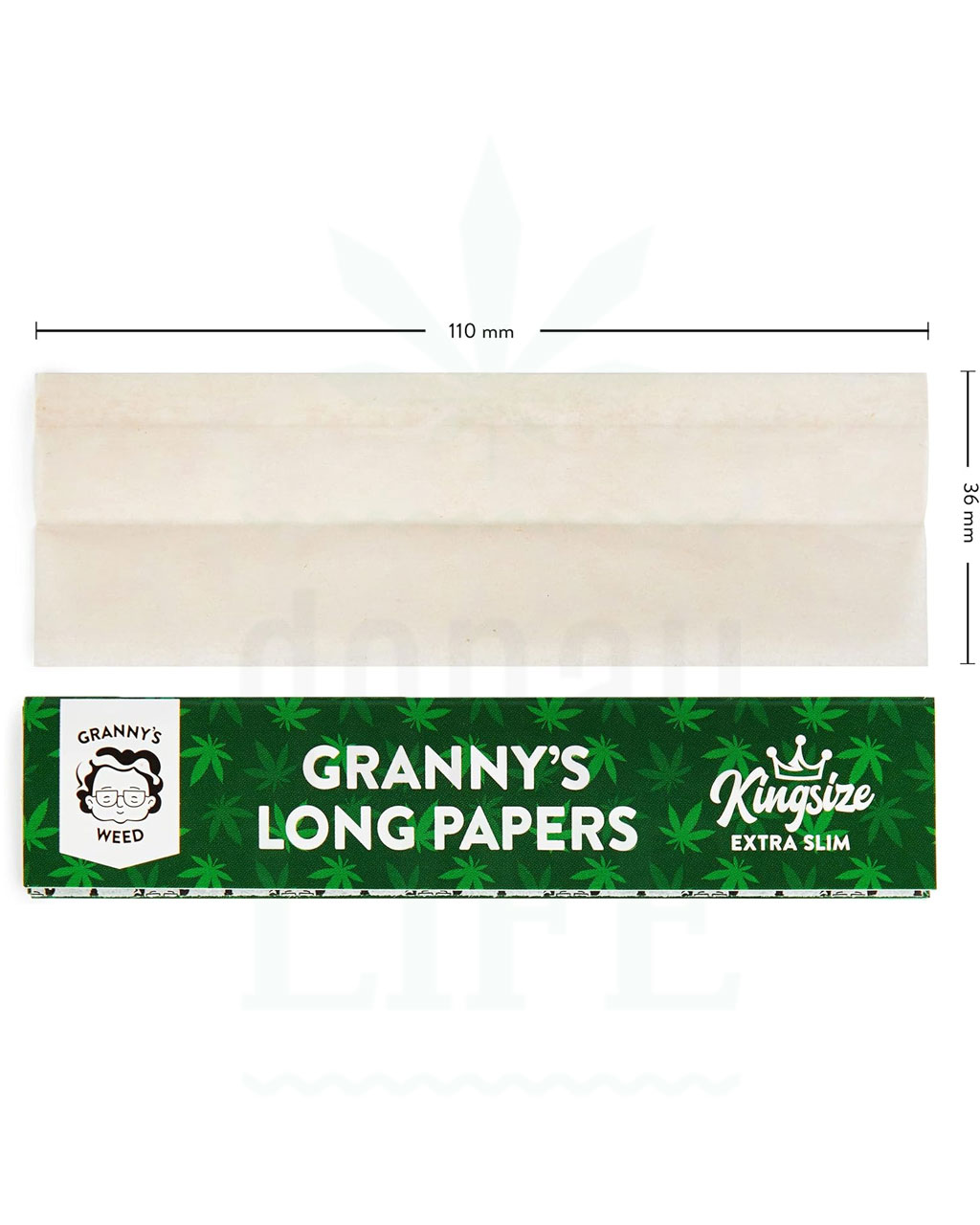 GRANNY´S WEED Kingsize extra Slim Papers  | 36 Blatt