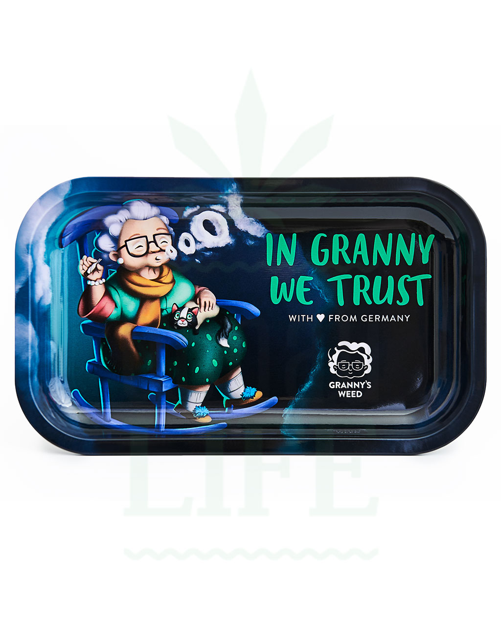 GRANNY´S WEED Rolling Tray | 'In granny we trust'