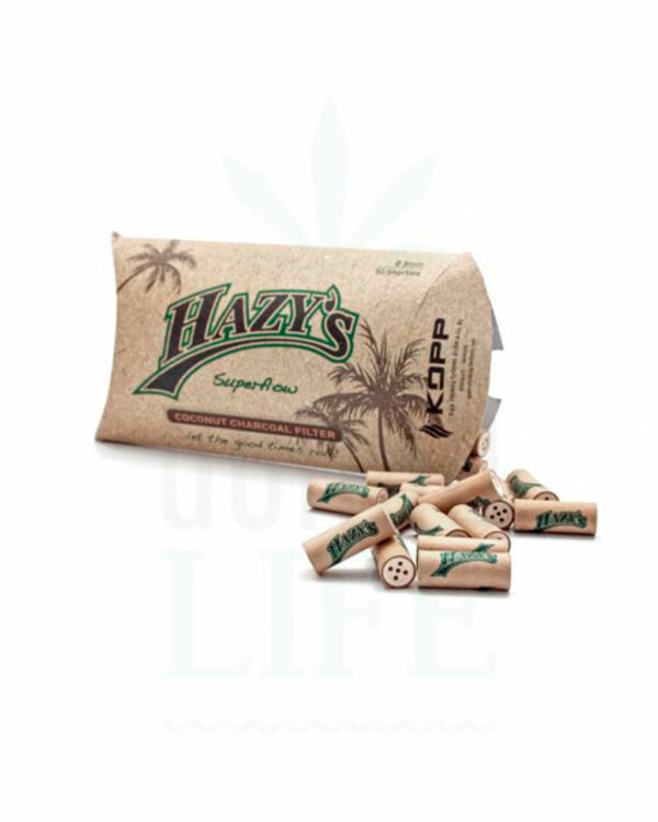 HAZY´S Superflow Kokosnuss Aktivkohlefilter | 6 mm