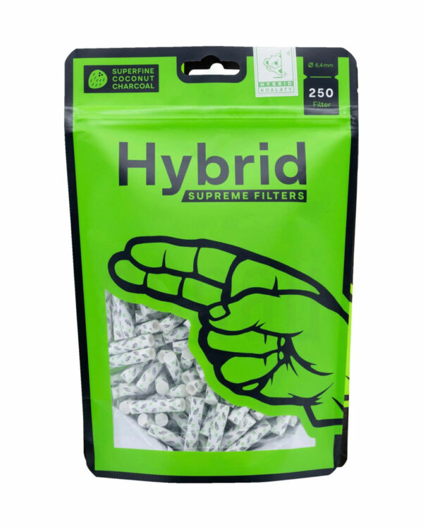 HYBRID Aktivkohle Filter + Zellstoff  | 250 Stück