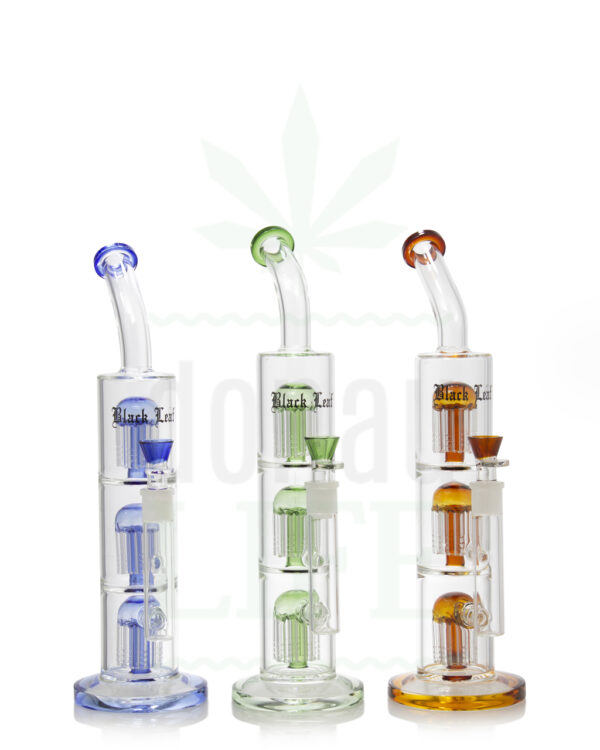 BLACK LEAF Bubbler 'Multilevel' mit 3x 8-Arm Baumpercolator | 39 cm