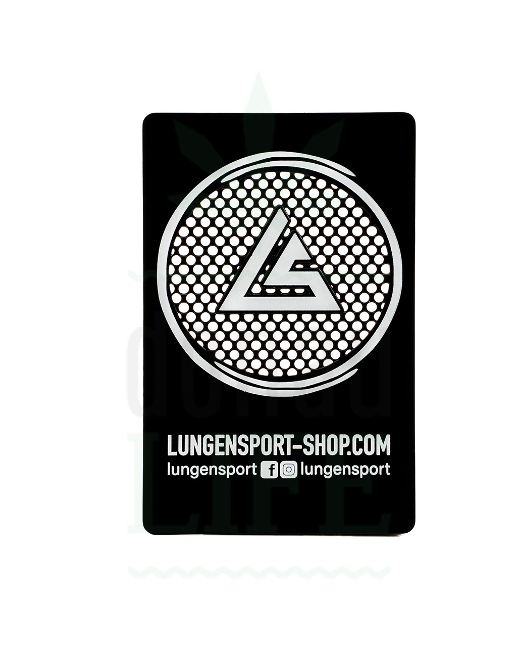 LUNGENSPORT Grinder Card 'Circle' | Kreditkarten Format