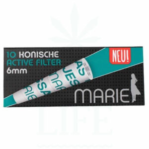 MARIE konische Aktivkohlefilter 6 mm > 7 mm | 10 Filter
