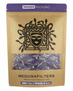 MEDUSA FILTERS Aktivkohlefilter 6 mm 'Violett Edition' | 1000 Filter