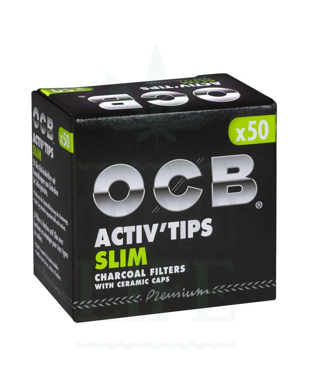 OCB Activ' Tips slim 7 mm | 10/50 Filter