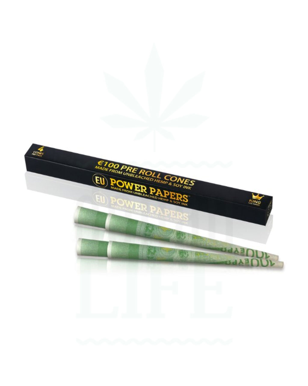 POWER PAPERS 'Scheine' Kingsize Cones | 4 Stück