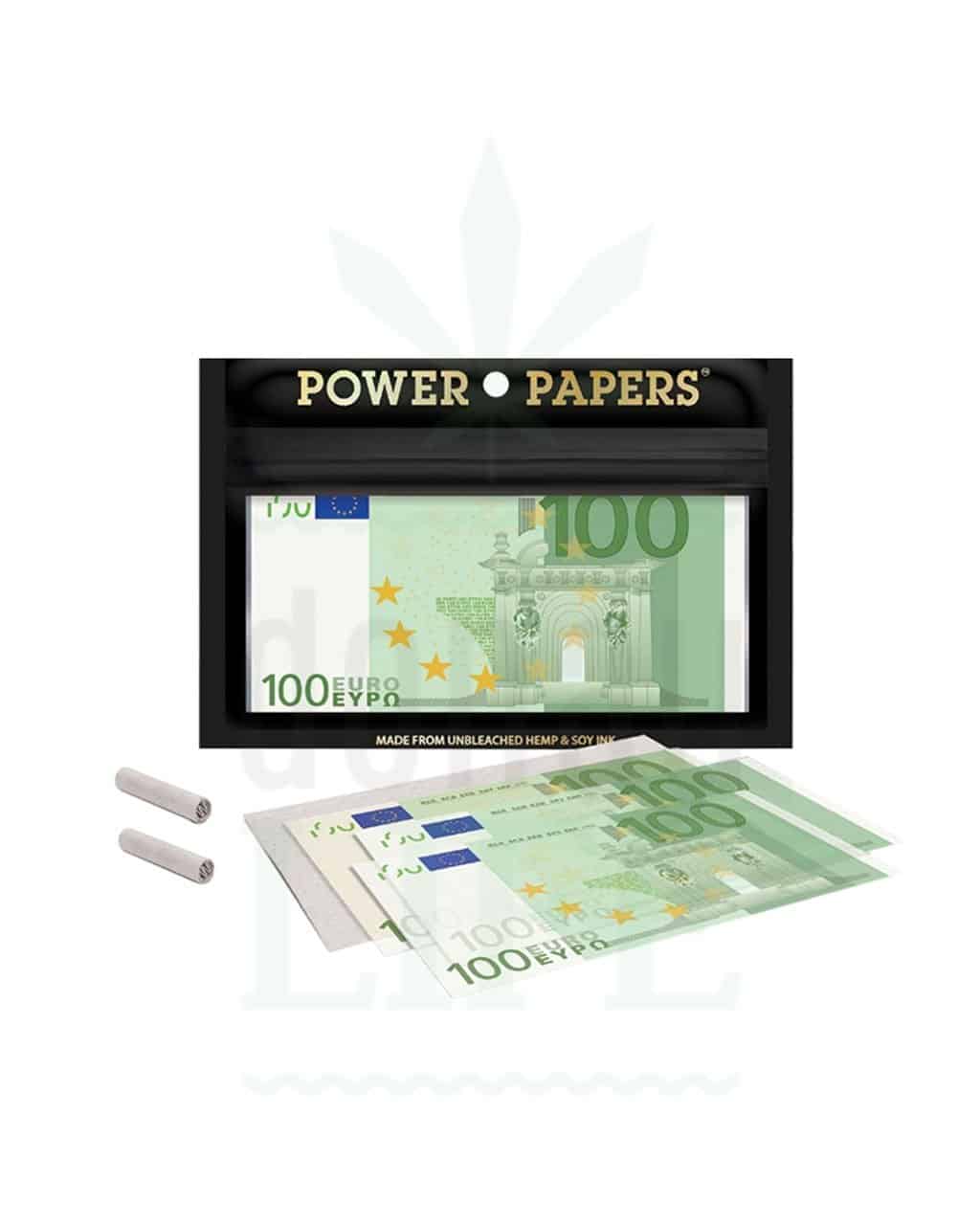 POWER PAPERS 'Scheine' Kingsize Papers | 12 Stück + Tips