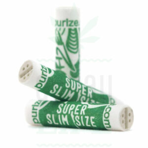 PURIZE® Super Slim Aktivkohlefilter im Glas | 111 Stück