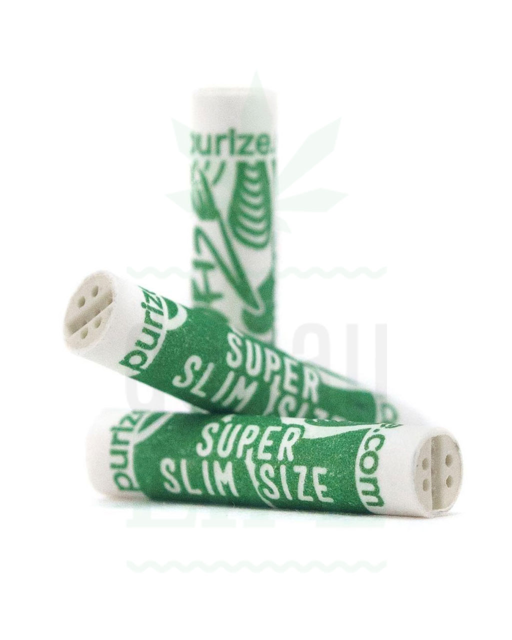 PURIZE® Super Slim Aktivkohlefilter im Glas | 111 Stück