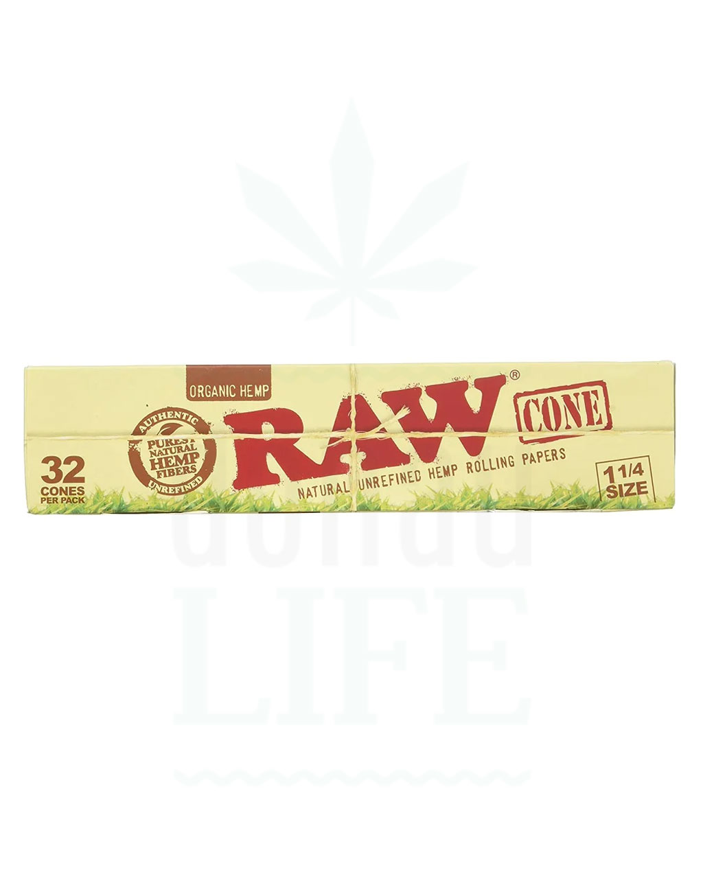 RAW Organic Hemp Cones 1 1/4 | 32 Stück