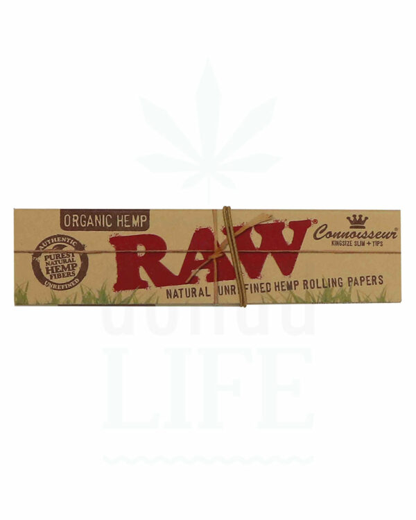 RAW Organic Hemp KSS Papers + Tips | 32 Blatt