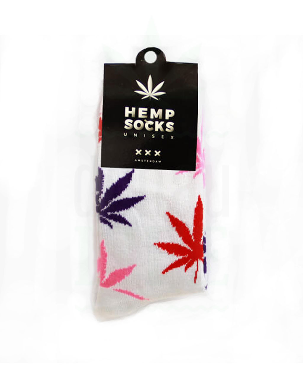 XXX AMSTERDAM Socken 'Weed leafs' | 22/40 cm