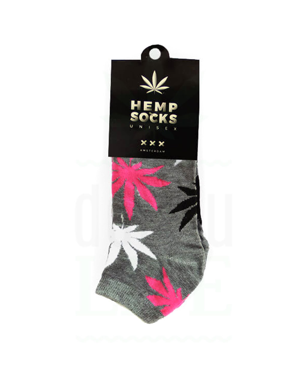 XXX AMSTERDAM Socken 'Weed leafs' | 22/40 cm