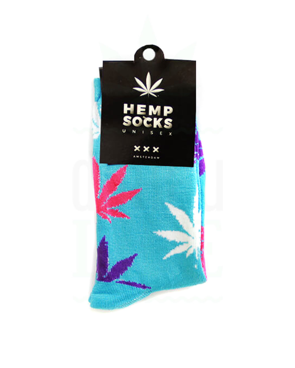 XXX AMSTERDAM Socken 'Weed leafs' | 22/40 cm