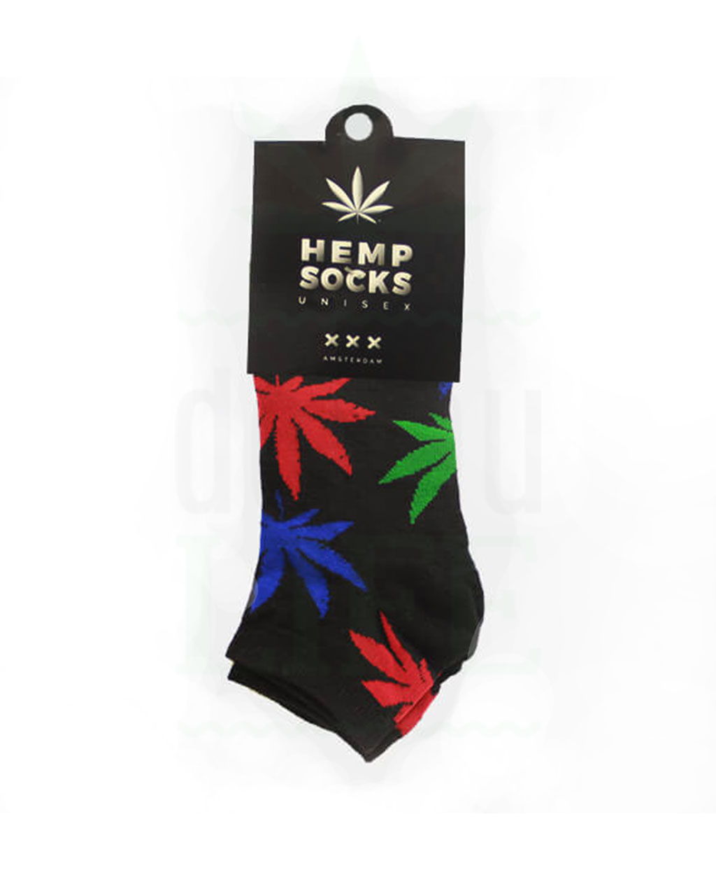 XXX AMSTERDAM Socken 'Weed leafs' | 22/40 cm