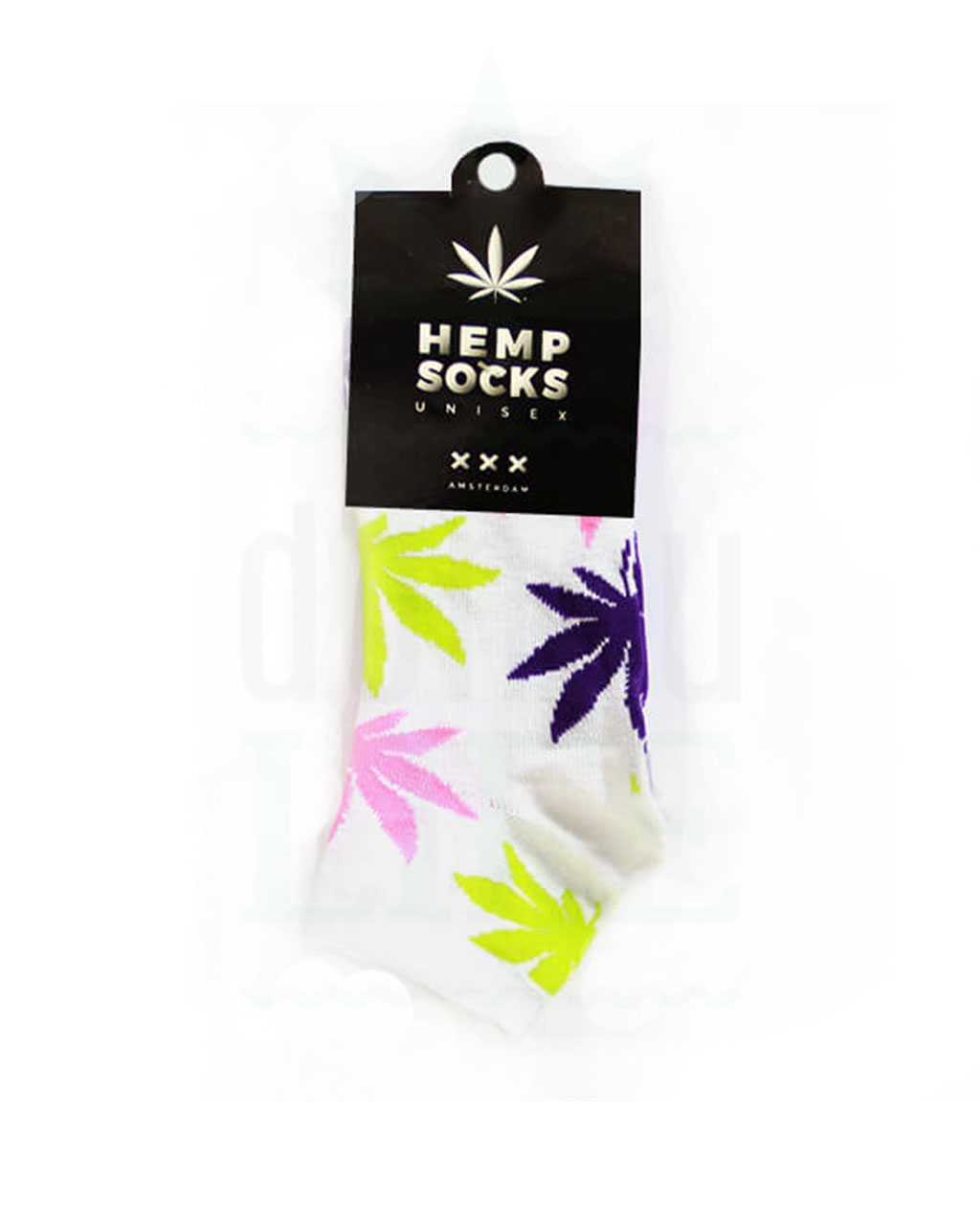 XXX AMSTERDAM Socken 'Weed leafs' | 22/40 cm