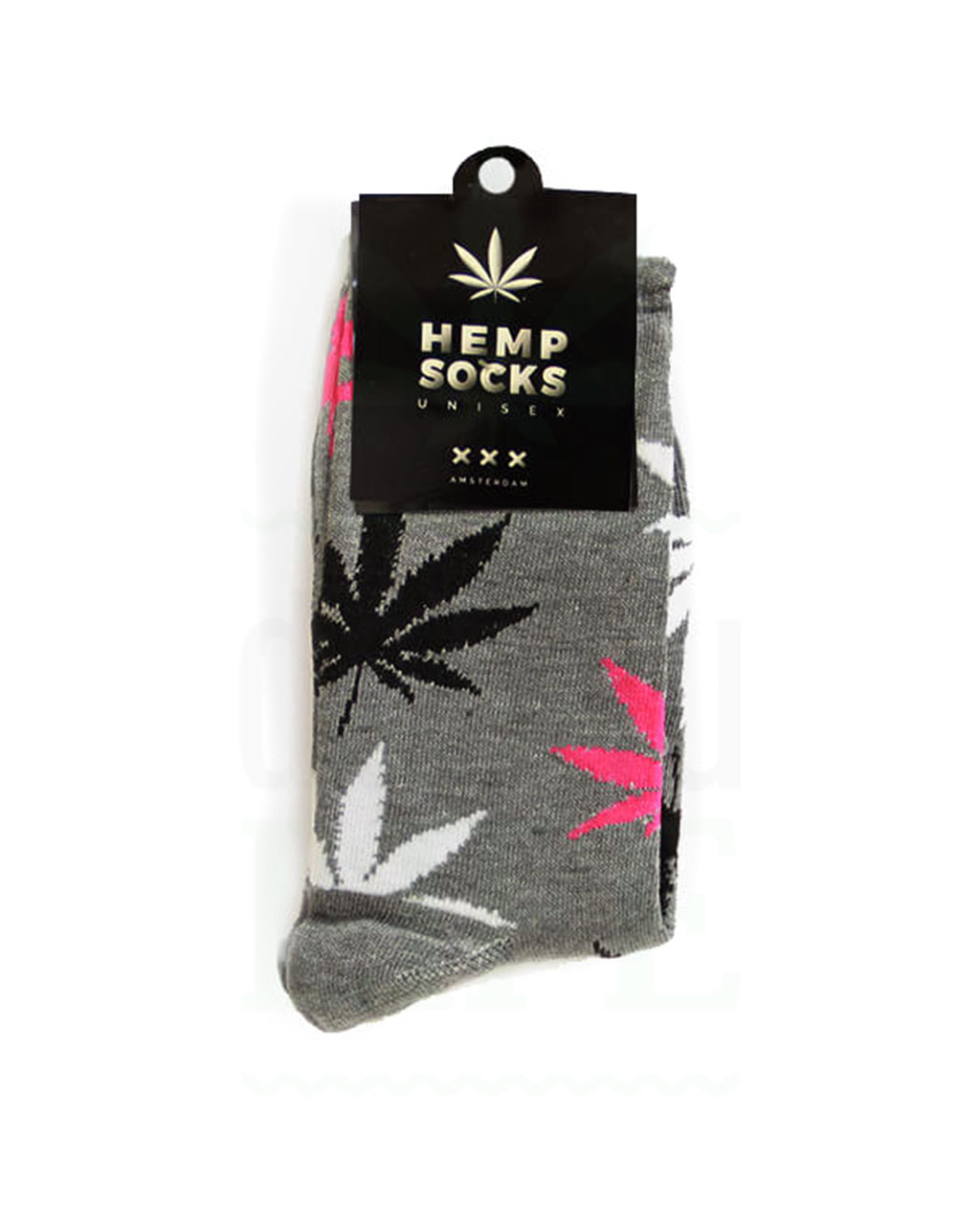 XXX AMSTERDAM Socken 'Weed leafs' | 22/40 cm