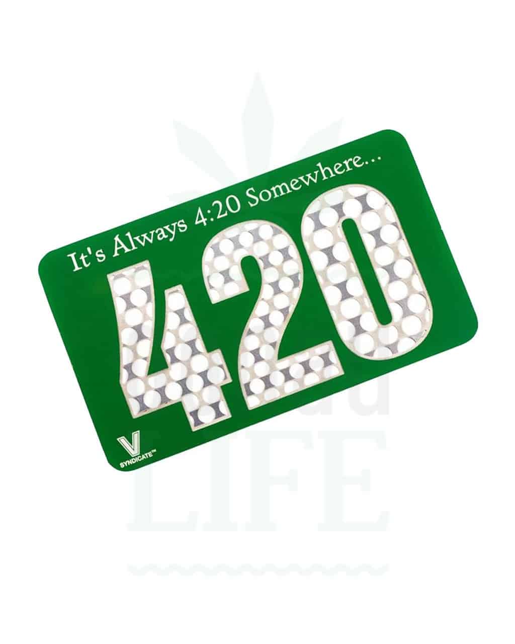 V SYNDICATE Grinder Card '420' | Kreditkarten Format