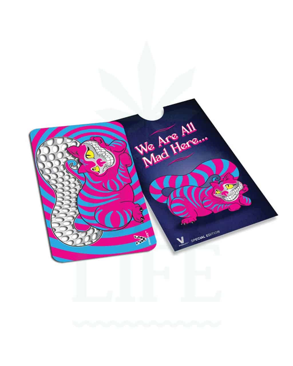 V SYNDICATE Grinder Card 'We are all mad here' | Kreditkarten Format