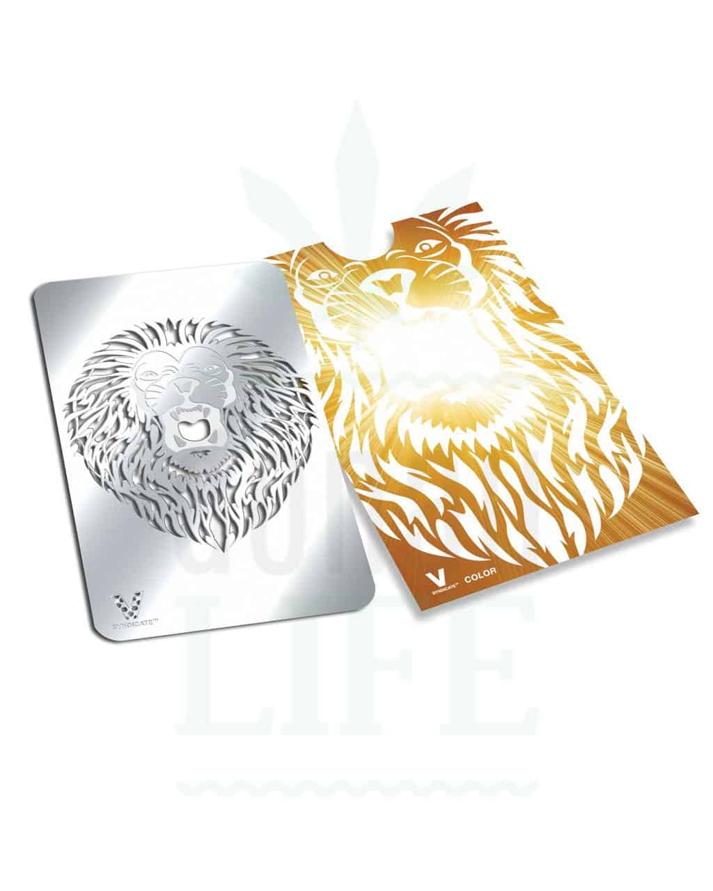 V SYNDICATE Grinder Card 'Lion' | Kreditkarten Format