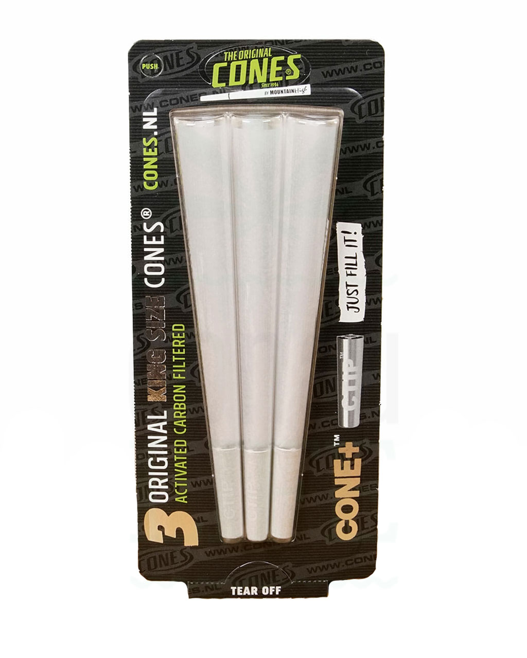 CONES 'Cone+' KS Cone inkl C-Tip Aktivkohlefilter | 3 Stück