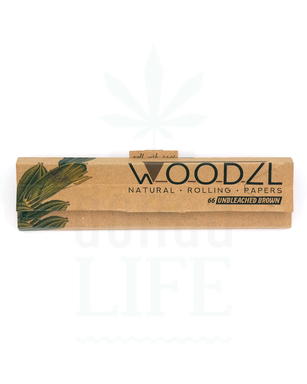 WOODZL Brown Kingsize | 66 Blatt