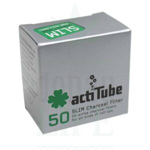 ACTITUBE Slim Aktivkohlefilter | 50 Stück