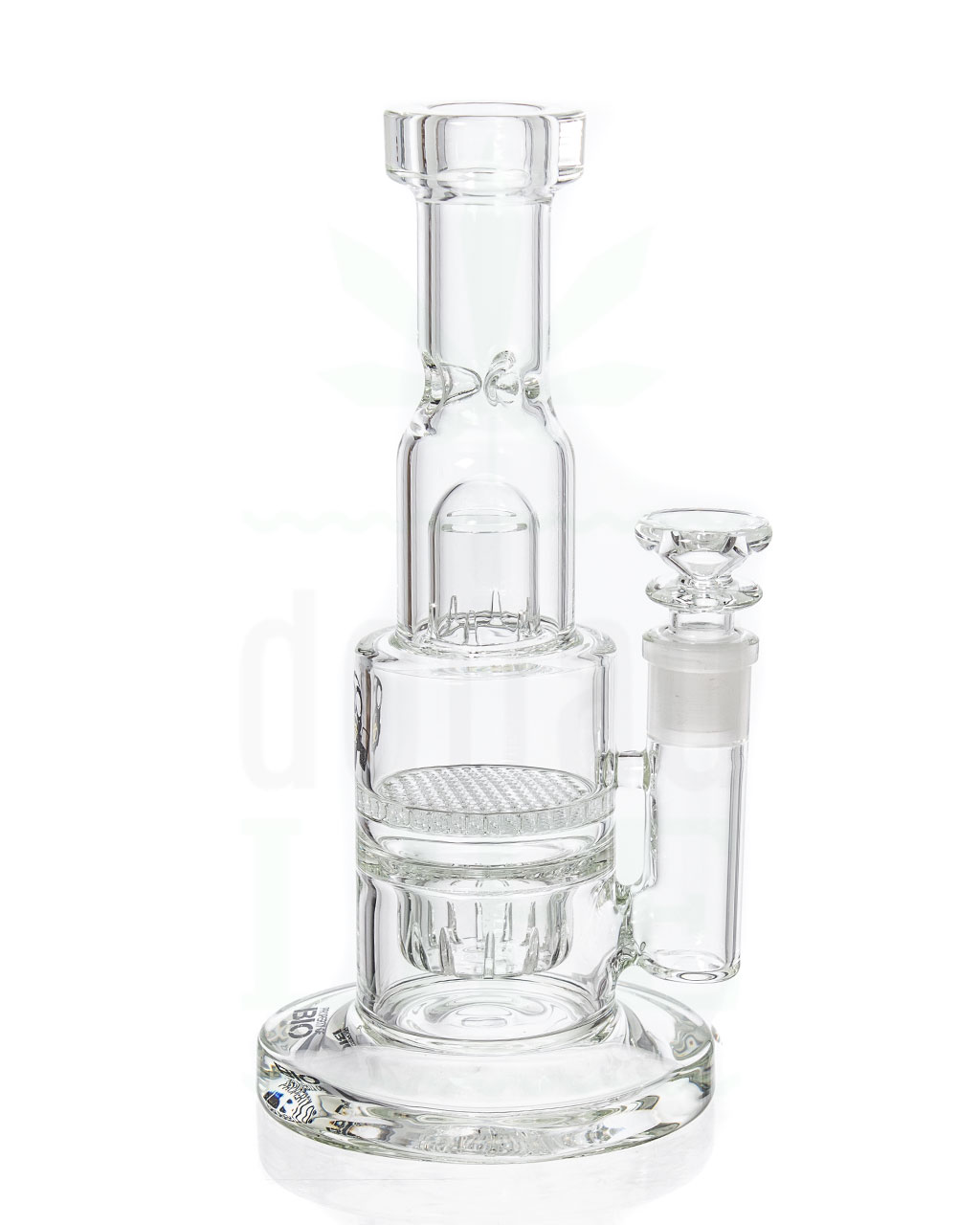 BIO GLASS Glasbong 'Tiny' mit Honeycomb | 23 cm