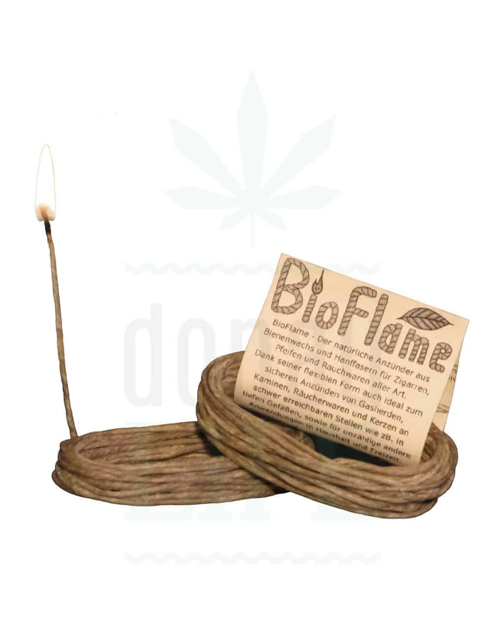 BIOFLAME Hemp Wick aus Biohanf | 420 cm