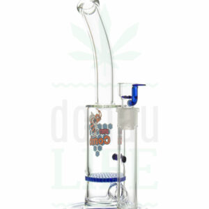 BLACK LEAF Bubbler 'Blue Bling' mit 40-Schlitz Honeycomb | 30 cm