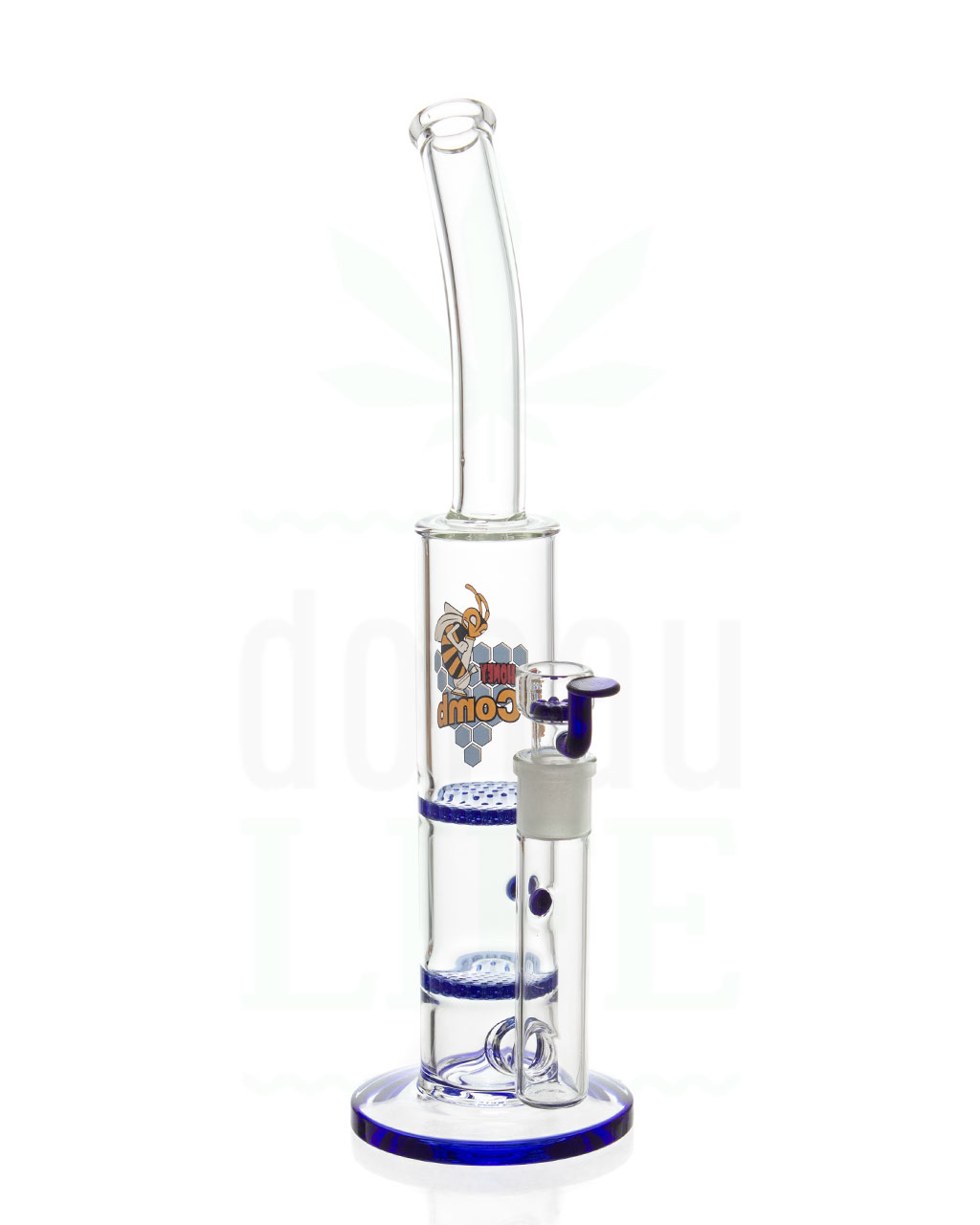 BLACK LEAF Bubbler mit Double Honeycomb | 36 cm