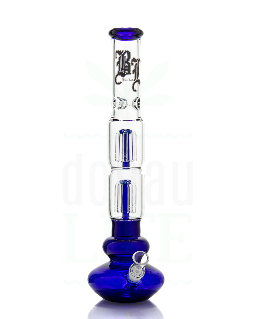 BLACK LEAF Eisbong 'Blue Betty' 2x 5-Arm Percolator | 36 cm