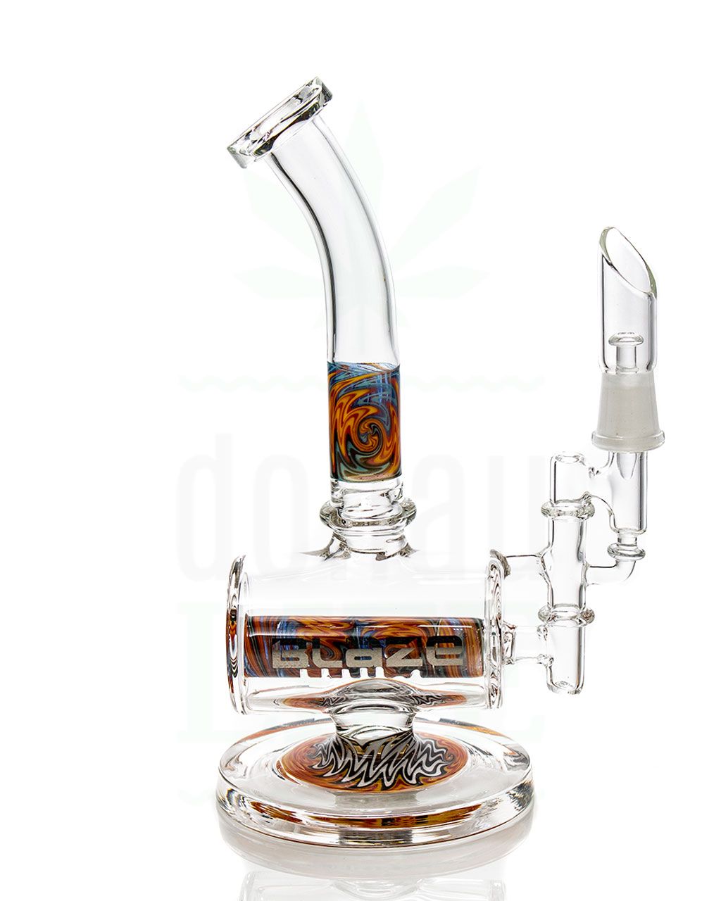 BLAZE GLASS Dab-bubbler 'Hypnotic' | 23 cm