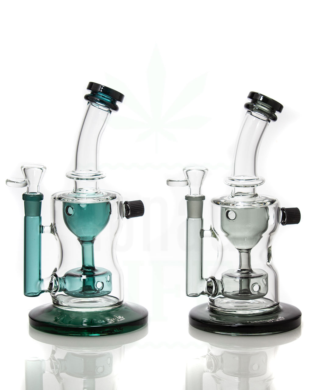 BLAZE GLASS Recycle Bubbler 'Aggo' | 25 cm