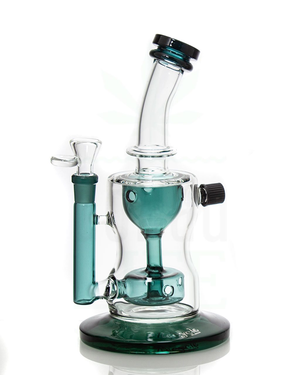 BLAZE GLASS Recycle Bubbler 'Aggo' | 25 cm