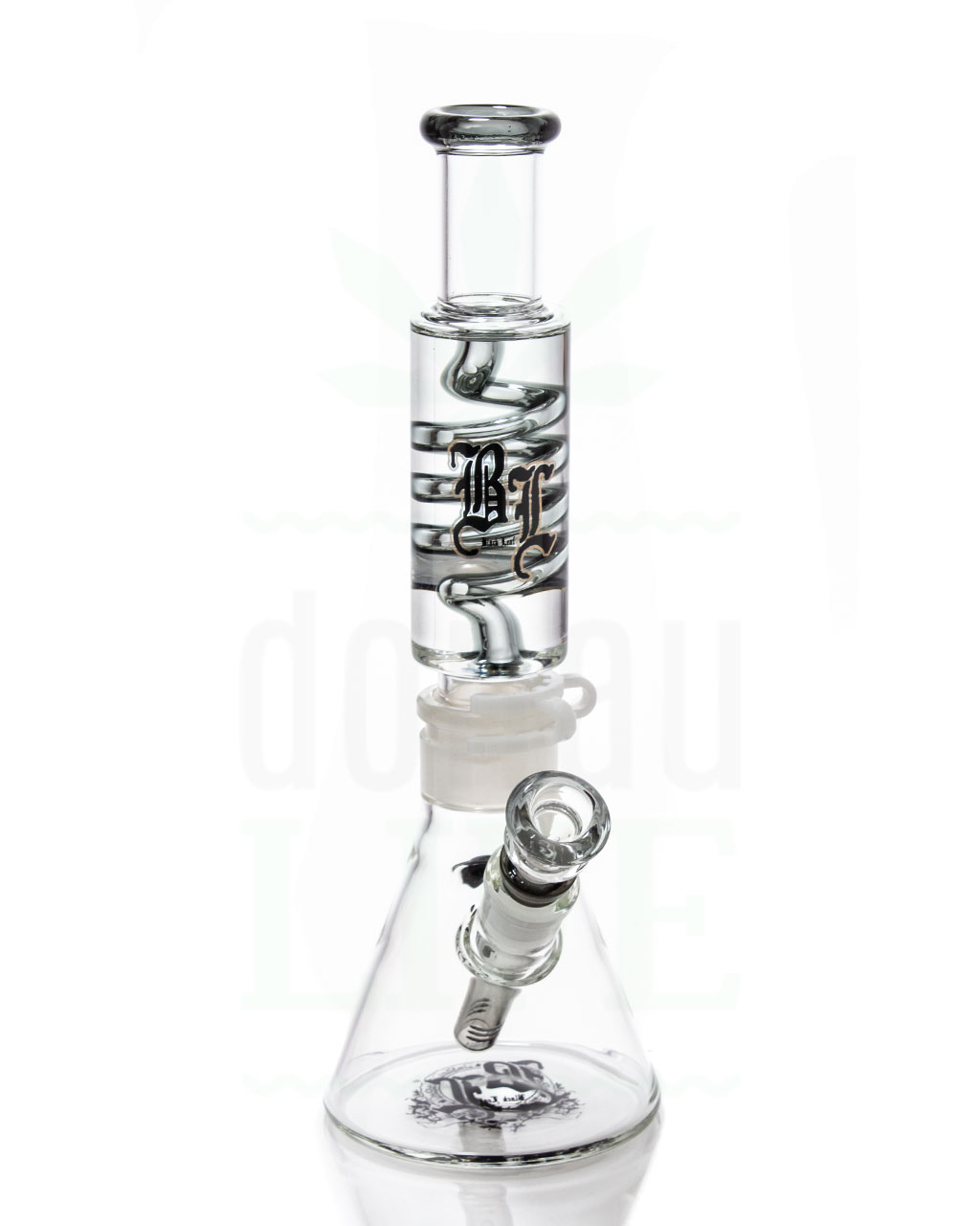 BLAZE GLASS Steckbong mit Kühlspirale 'Helix' | 32 cm