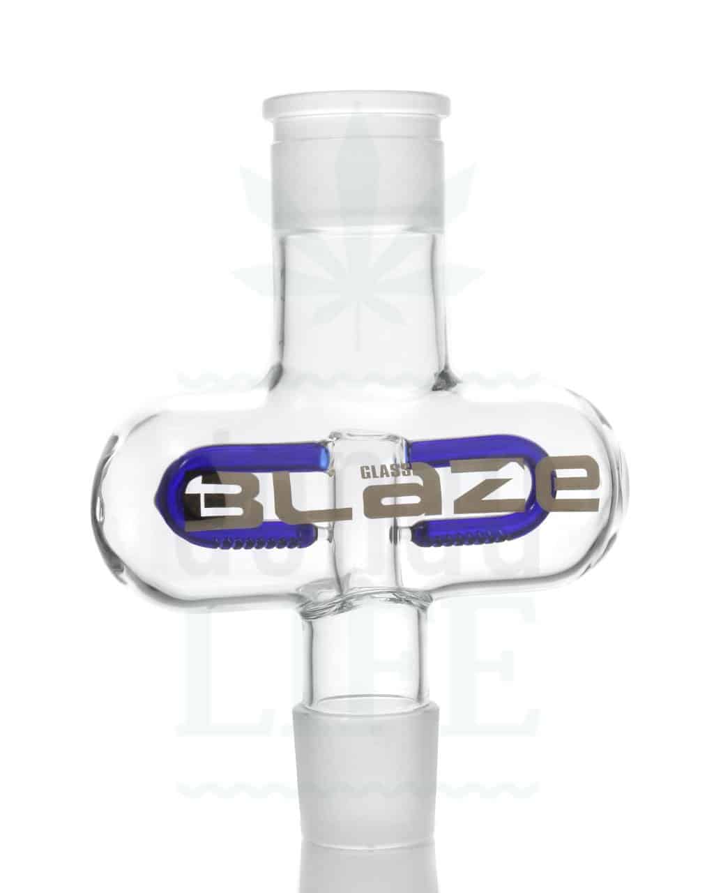 BLAZE GLASS Steckbongmittelteil 'Double Bubbler'