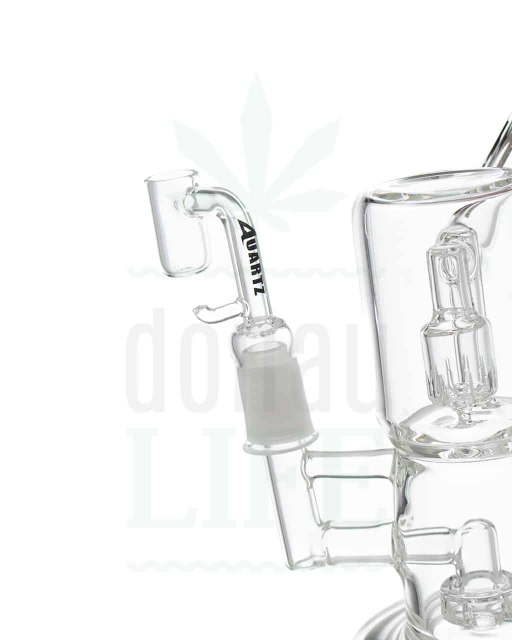 Quarz Dabbing Banger mit Halter für Heizspirale | 18mm weiblich