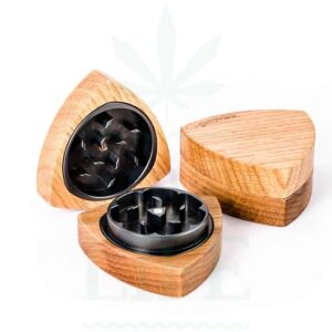 GLEICHDICK Premium Grinder 2-teilig Holz | Ø 42 mm