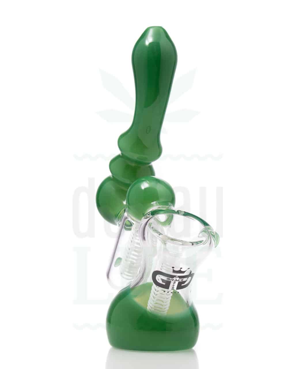 GRACE GLASS Hand Bubbler 'Double Tap' | 18 cm