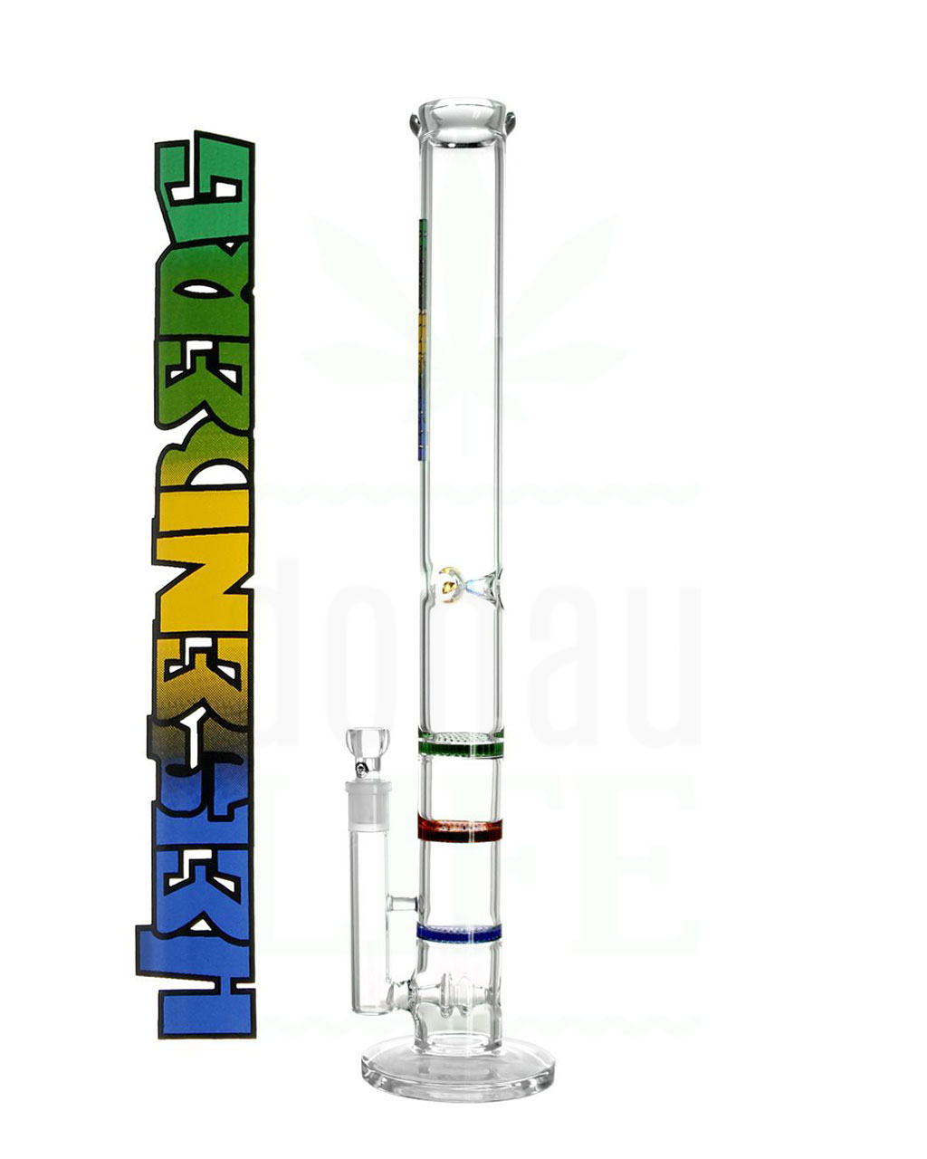 HEISENBERG Zylinderbong 'Old School' mit 3-fach Honeycomb |  56 cm