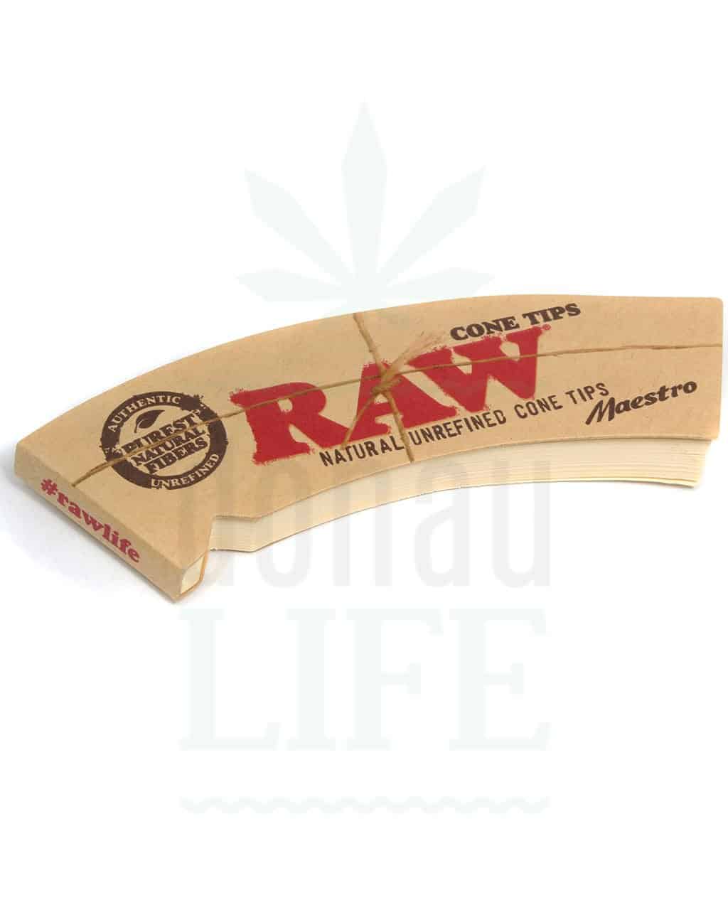 RAW Cone Tips natural 'Maestro' | 32 Blatt