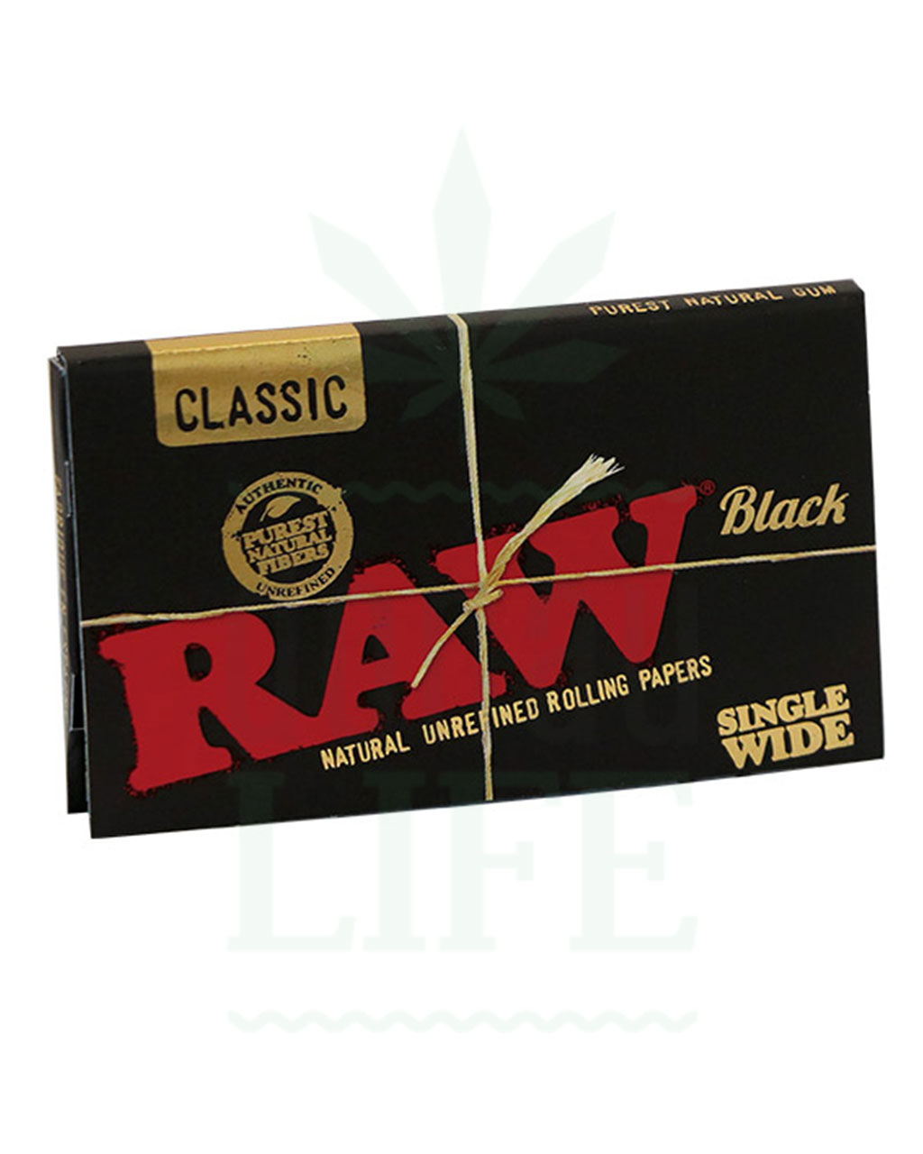 RAW 'Black' Classic Single Wide Papers | 50/100 Blatt